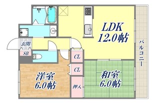 カスターニエベルクの物件間取画像